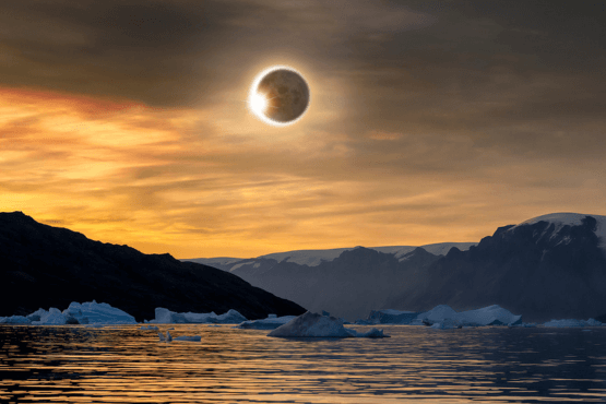 Arctic Odyssey Under a Solar Eclipse